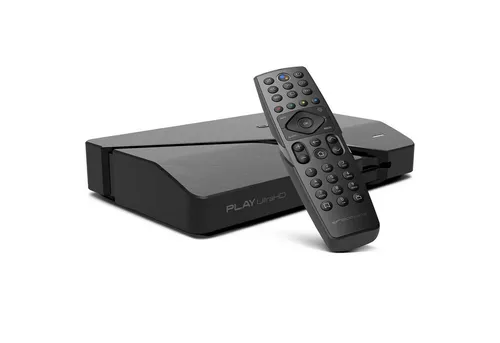 Dreambox Play Android TV 11 Black - Dual WiFi, LAN, Bluetooth, HDMI, leistungsstarker Media-Streaming-Client mit Sat>IP Linux Unterstützung