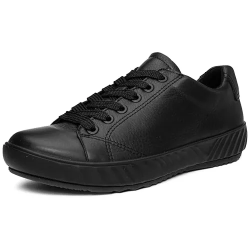 ARA Damen AVIO Low-cut Sneaker, SCHWARZ, 37 - Damen-Sneaker mit atmungsaktivem Obermaterial aus geschlossenem Netz und bequemer EVA-Zwischensohle für optimalen Tragekomfort.