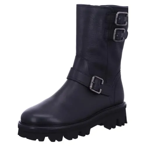 Paul Green 8162 Schwarz Gr. 42: Bequeme Wanderschuhe aus Echtleder - Wanderschuhe aus langlebigem Echtleder mit hautfreundlichem Lederfutter und praktischem Reißverschlußeinstieg für optimalen Tragekomfort.