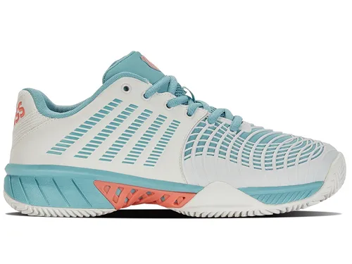 KSwiss Tennisschuhe Express Light 3 Clay/Sandplatz - Damen - Tennisschuhe mit HB-Sohle für optimalen Grip auf Asche- und Kunstrasenplätzen, modernes Design und hohe Stabilität für bestmögliche Leistung.