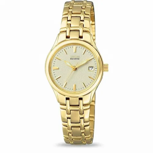 Citizen Damen Armbanduhr EW1262-55P Eco Drive Elegant in gold von CITIZEN