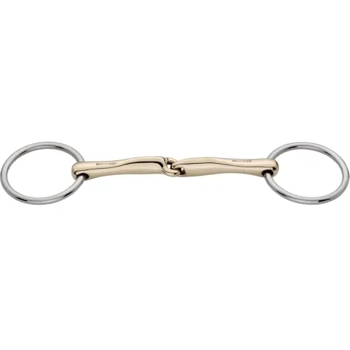 Sprenger NOVOcontact Unterlegtrense 12mm SENSOGAN - Einfache gebrochene Trense mit ovaler Form für eine sanfte Einwirkung auf die Zunge. Ideal zur Verbesserung der Anlehnung bei sensiblen Pferden und optimalen Platzverhältnissen im Pferdemaul.