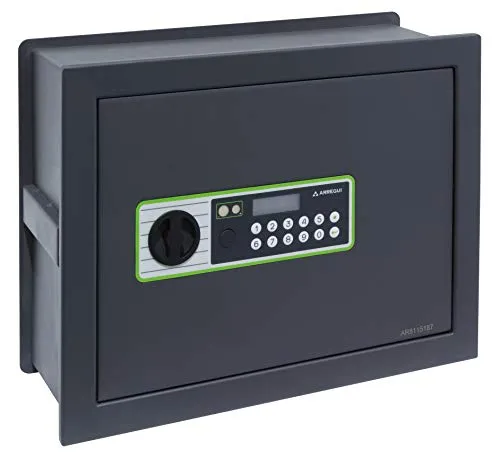 ARREGUI Supra 241150 Wandtresor mit Elektronikschloss - Sicherer Wandtresor mit variablem Korpus und elektronischem Schloss. Ideal für Zuhause, bietet er verstellbare Tiefe und programmierbare Codes für maximale Sicherheit.