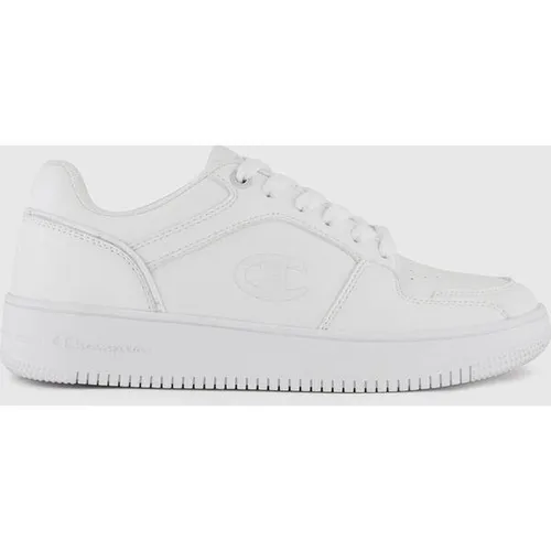 Champion Rebound 2.0 Low Cut Shoe Triple WHT - Sneaker für Damen, sportlicher Look mit optimaler Dämpfung und rutschfester Gummisohle, ideal für Freizeit und Alltag.