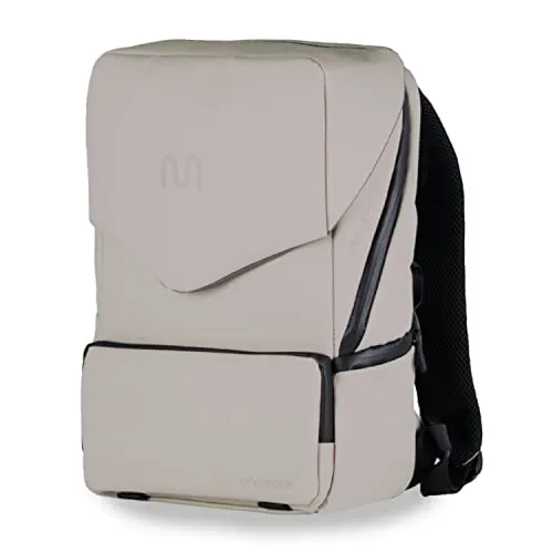 onemate Backpack Mini Daypack mit Laptopfach 37 cm - Grau - Stylischer Rucksack mit 37 cm Laptopfach, ideal für den täglichen Gebrauch und perfekt für Schule oder Freizeit.