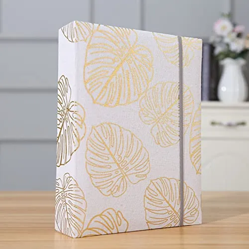 Fotoalbum, 10 x 15 cm, 200 Fotos, Leineneinband, Fotoalbum für Familie, Hochzeitstag, Babyurlaub