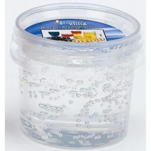 Glorex Kerzengel farblos mit Docht, 400 g