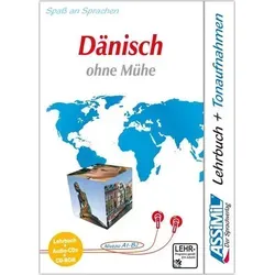 Assimil Dänisch, Lehrbuch, 4 Audio-CDs u. 1 CD-ROM Komplett-Sprachkurs. Mit Übungssätzen, Grammatikerklärungen u.v.m.
