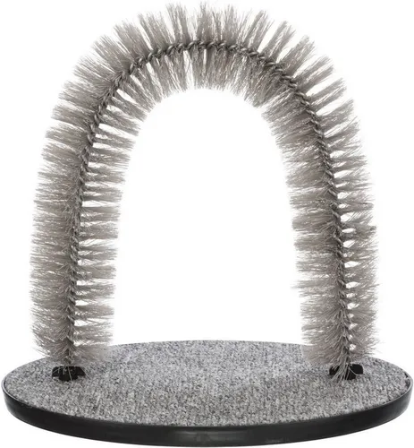 Trixie Massage- und Fellpflegebogen für Katzen - Innovativer Fellpflegebogen zur Förderung der natürlichen Fellpflege. Massiert sanft und entfernt lose Haare – ideal für ein gesundes und glänzendes Katzenfell.
