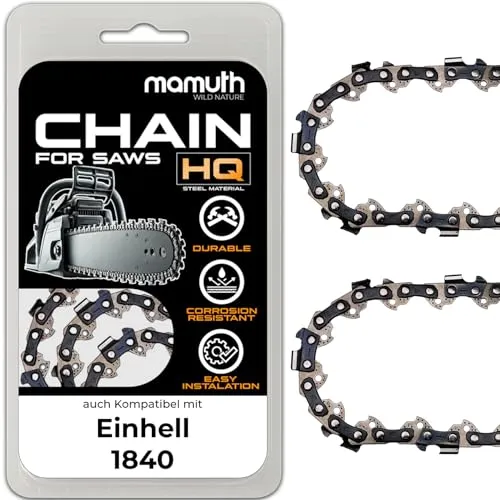 2x Sägekette Kettensäge 40cm 1,1mm 3,8