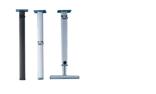 Lippert Star T-Stützfuß, teleskopierbar, silber von Lippert