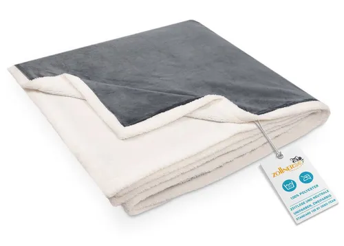 Wohndecke ZOLLNER24, 150 x 200 cm, 100% Polyester - Bettdecken, hochwertige Kuscheldecke aus 100% Polyester, weich und strapazierfähig, ideal für gemütliche Stunden in jedem Raum.