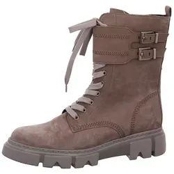 Gabor Schnürstiefeletten Damen 31343333383535 Grau 38 1/2 EU - Wanderschuhe mit robustem Nubukleder, seitlichem Reißverschluss und gepolstertem Einstieg für höchsten Komfort und Stil bei jedem Schritt.