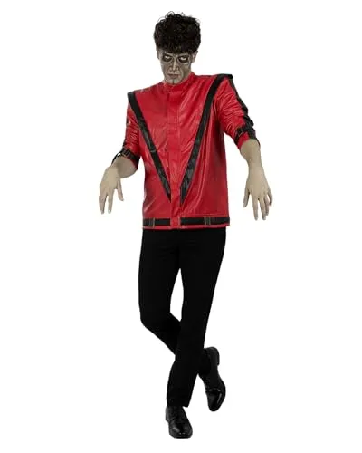 Funidelia Michael Jackson Thriller Jacke für Herren in rot von Funidelia