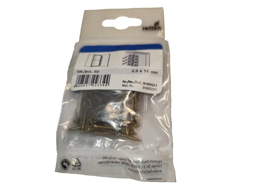 Hettich Schrauben Stangenscharniere 2,5 x 16 mm 50 stück von Hettich