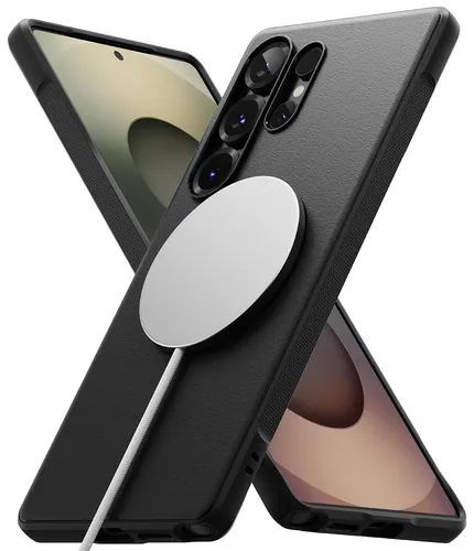 Onyx Magnetic Kompatibel mit MagSafe für Samsung Galaxy S25 Ultra Hülle Feste...