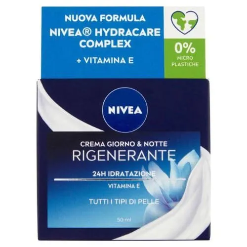 Nivea Regenerierende Tag- & Nachtcreme, 24 Stunden, feuchtigkeitsspendend, 50 ml
