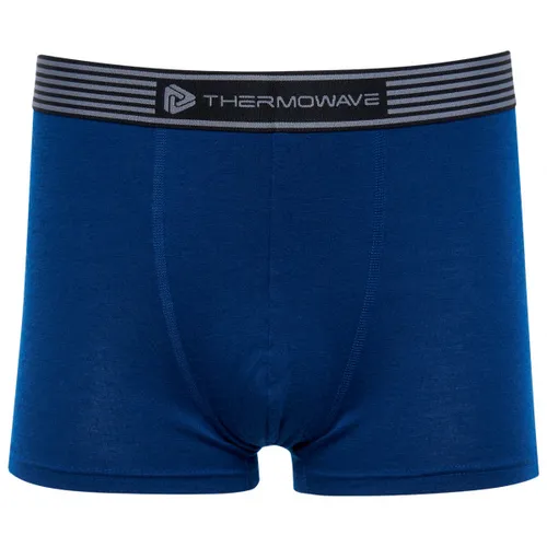 Thermowave - Merino Life Trunks - Merinounterwäsche Gr M blau