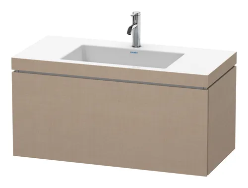 Duravit L-Cube C-Bonded Set 1 Auszug mit Hahnloch 1000 x 480 mm