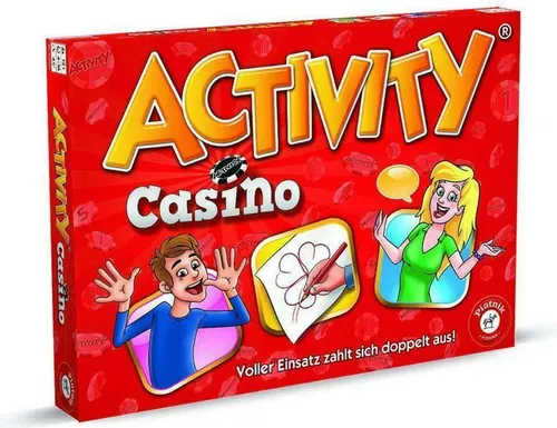 Piatnik Activity Casino Spiel ab 12 Jahre Partyspiel für Gruppen mit Jetons