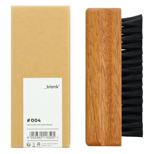 _blank #004bk | Schallplattenbürste | Plattenbürste | Nylon | schwarz