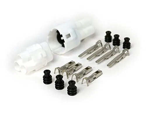 BGM Stecker Set Kabelbaum 3 Pin Typ 090 SMTO MT Sealed 0,85-1,25mm wasserdicht kompatibel für universal, Roller, Vespa, Motorrad