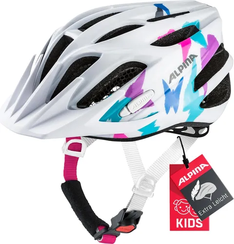 Alpina Sports Firebird Junior 2.0 Kinder-Helm - Fahrradhelm für Kinder, Größe 50-55 cm, mit optimaler Belüftung für angenehmen Tragekomfort und Sicherheit beim Radfahren.