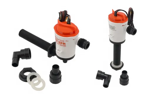 Wellenshop 12 Volt Bilgepumpe mit Ansaugrohr