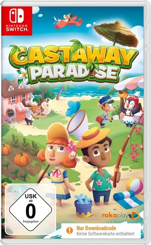 Castaway Paradise Switch Nintendo Spiel Key Code Edition DEU & EU *NEU