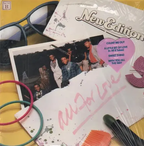 New Edition All For Love STILL SEALED! NEW OVP MCA Vinyl LP