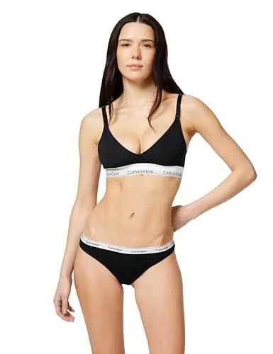 Calvin Klein Still-BH mit Logo Unterbrustband in schwarz von Calvin Klein