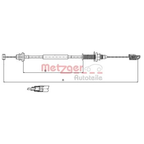 Metzger Gaszug 10.0390