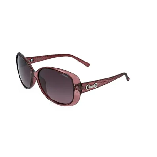 Polaroid P8430 C6T PURPLE Damen Sonnenbrille - Stylische Sonnenbrille mit polarisierten Gläsern, ideal zum Autofahren und optimalem UV-Schutz, perfekt für runde Gesichtsformen.