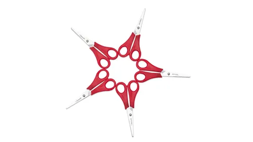 Betzold Bastelscheren rund oder spitz, Setgröße: 5 Stück, Ausführung: spitz