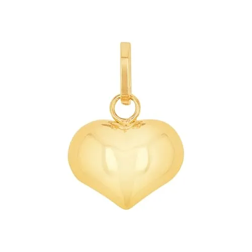 Amor Motivanhänger Damen Anhänger, 1,3 cm - Romantisches Herz aus 585 Gold - Ketten für Damen - Hochwertiger 1,3 cm Herzanhänger aus 585 Gold, perfekt für besondere Anlässe und kommt in einer eleganten Schmuck Geschenk Box.