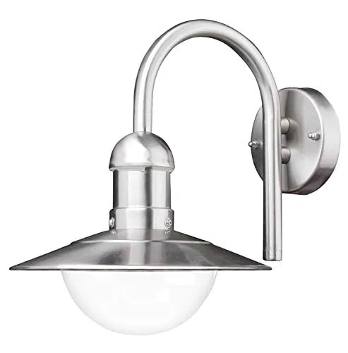 Ledar Wandleuchte - Hof E27-Sockel, Stahl, Outdoor