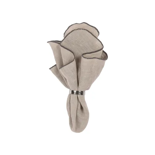 Broste Copenhagen Gracie Serviette Simply Taupe 45x45cm