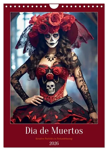 Anja Frost | Dia de Muertos Kreative Porträts in Festanlehnung (Wandkalender...