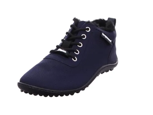 Leguano Galaxo Herren Barfußschuhe - Blau, Größe 43 - Sneaker mit warmem Futter für den Winter, ideal für Barfußgefühl und Komfort bei kaltem Wetter. Flexibel und rutschhemmend für sicheren Halt.