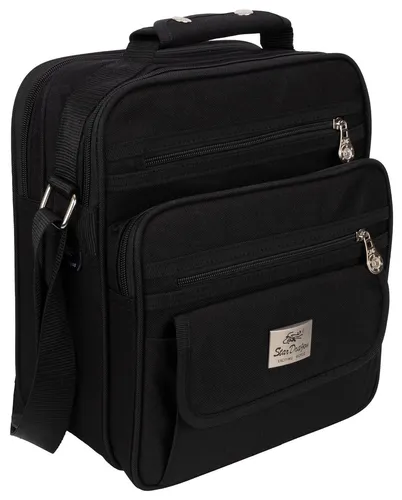 L Tasche Arbeitstasche Umhängetasche Flugbegleiter Herrentasche Schwarz