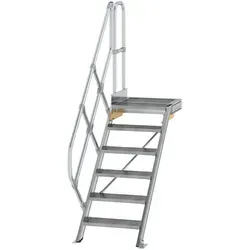 MUNK Aluminium-Treppe Plattform 45° 6 Stufen von Günzburger