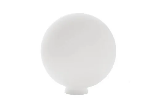 Kugelglas Lampenglas opal weiß matt Ø 250mm – Stilvolles Ersatzglas mit Kragen