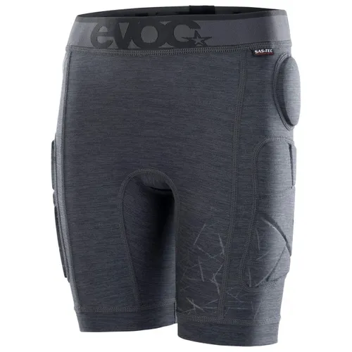 EVOC Crash Pants Kids - Fahrradbekleidung mit integriertem Polster und seitlichen Hüftprotektoren für optimalen Schutz bei Stürzen. Bequem und geruchsneutral dank Polygiene-Technologie.