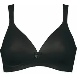 Soft-BH NATURANA für Damen, Größe 85B, Schwarz - Bequemer Soft-BH ohne Bügel mit nahtlosen Schalen-Cups und breiten Entlastungsträgern, ideal für den Alltag. Perfekte Passform und hoher Tragekomfort für größere Cups.