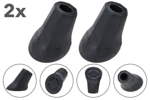 Stück Fahrrad Ständer Fuß Ersatz Einbein Mittelbau Kappe Fuss Abdeckung 2