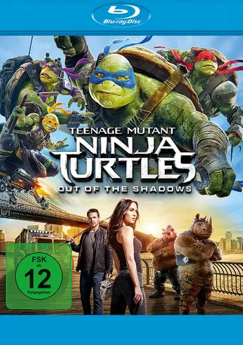 Teenage Mutant Ninja Turtles 2 - Out of the Shadows # BLU-RAY-NEU