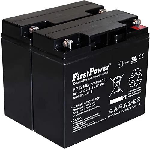 FirstPower Blei-Gel Akku für USV APC Smart-UPS 1500 - Ersatzbatterie für USV-Geräte mit 12V und 18Ah, wartungsfrei und kosteneffizienter Ersatz für teure Neukäufe, ideal für zuverlässige Stromversorgung und Sicherheitstechnik.