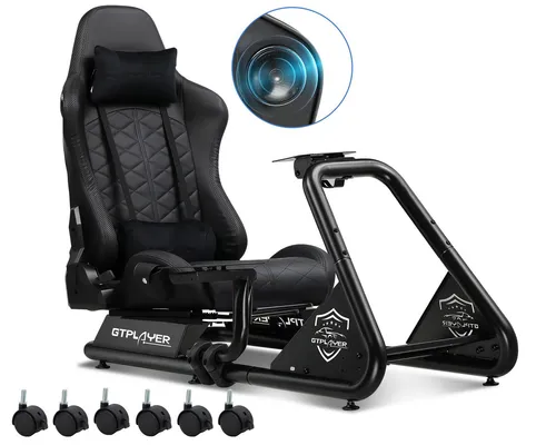 GTPLAYER Simulator Cockpit mit Bluetooth-Lautsprechern