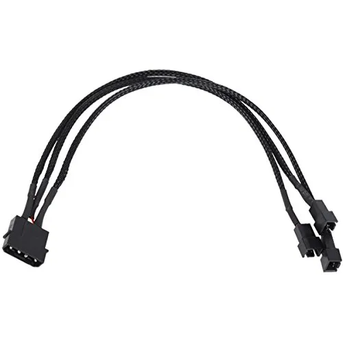 Produktbild Phobya Adapter 4Pin Molex auf 3Pin 5V/7V/12V 30cm