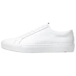 Lloyd ABEL 13-128-01 Low Sneaker (7.5/white) - Sneaker aus hochwertigem Glattleder mit rutschfester Gummisohle und gepolstertem Einstieg für optimalen Komfort und sportlichen Look.